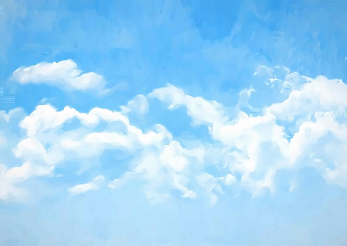 Clouds in a blue sky